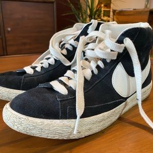 Nike Blazer Mid Navy Blue Suede Men Size 10